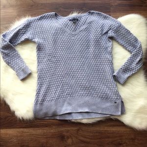 Knit, light blue American Eagle sweater.